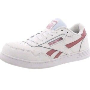 Womens 11.5 Reebok Classic Club Memt Safety Toe Work Sneaker Shoes Leather
